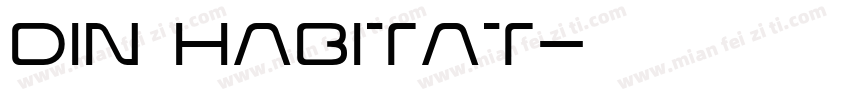 DIN Habitat字体转换